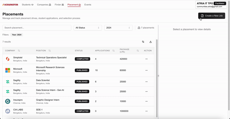 Functionality showcase